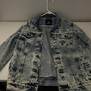 Xray Acid Wash Denim Jacket